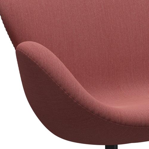 [product_category]-Fritz Hansen Swan Sofa 2 Seater, Black Lacquered/Steelcut Trio Pink/Red/Black-Fritz Hansen-3321-STR636-BLLA-FRI-7