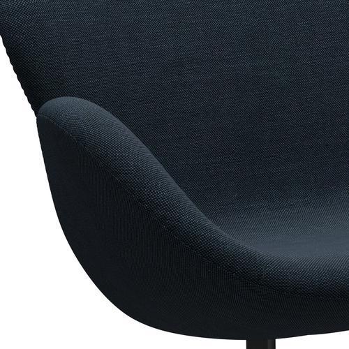 [product_category]-Fritz Hansen Swan Sofa 2 Seater, Black Lacquered/Sunniva Black/Navy-Fritz Hansen-3321-SV783-BLLA-FRI-7