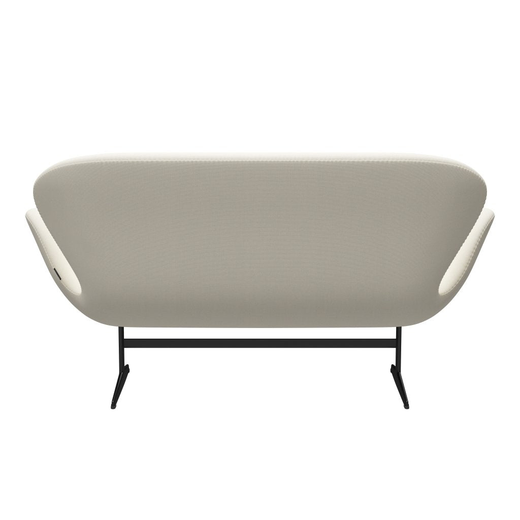 [product_category]-Fritz Hansen Swan Sofa 2 Seater, Black Lacquered/Sunniva Crème-Fritz Hansen-3321-SV113-BLLA-FRI-4