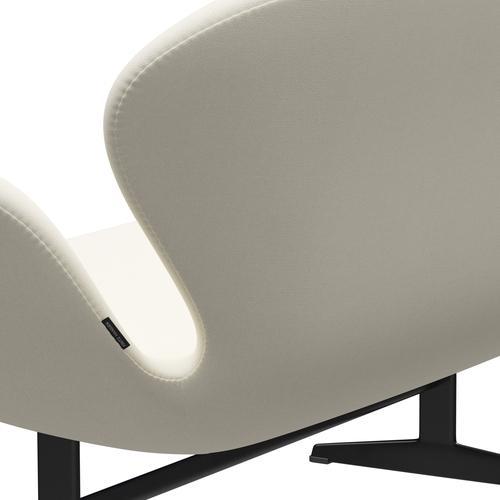 [product_category]-Fritz Hansen Swan Sofa 2 Seater, Black Lacquered/Sunniva Crème-Fritz Hansen-3321-SV113-BLLA-FRI-5