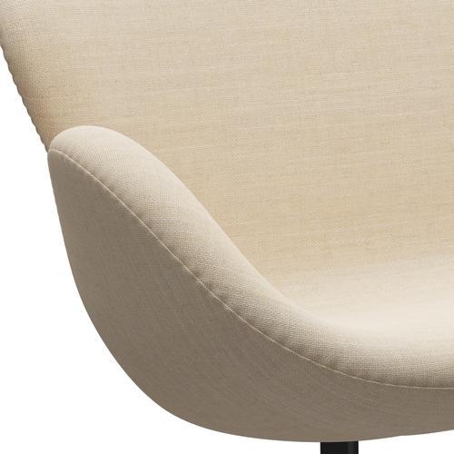 [product_category]-Fritz Hansen Swan Sofa 2 Seater, Black Lacquered/Sunniva Sand-Fritz Hansen-3321-SV811-BLLA-FRI-7