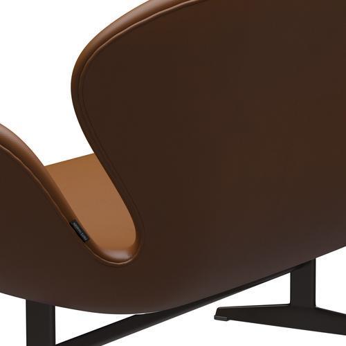 [product_category]-Fritz Hansen Swan Sofa 2 Seater, Brown Bronze/Aura Walnut-Fritz Hansen-3321-CLWAL-BBBASE-FRI-5