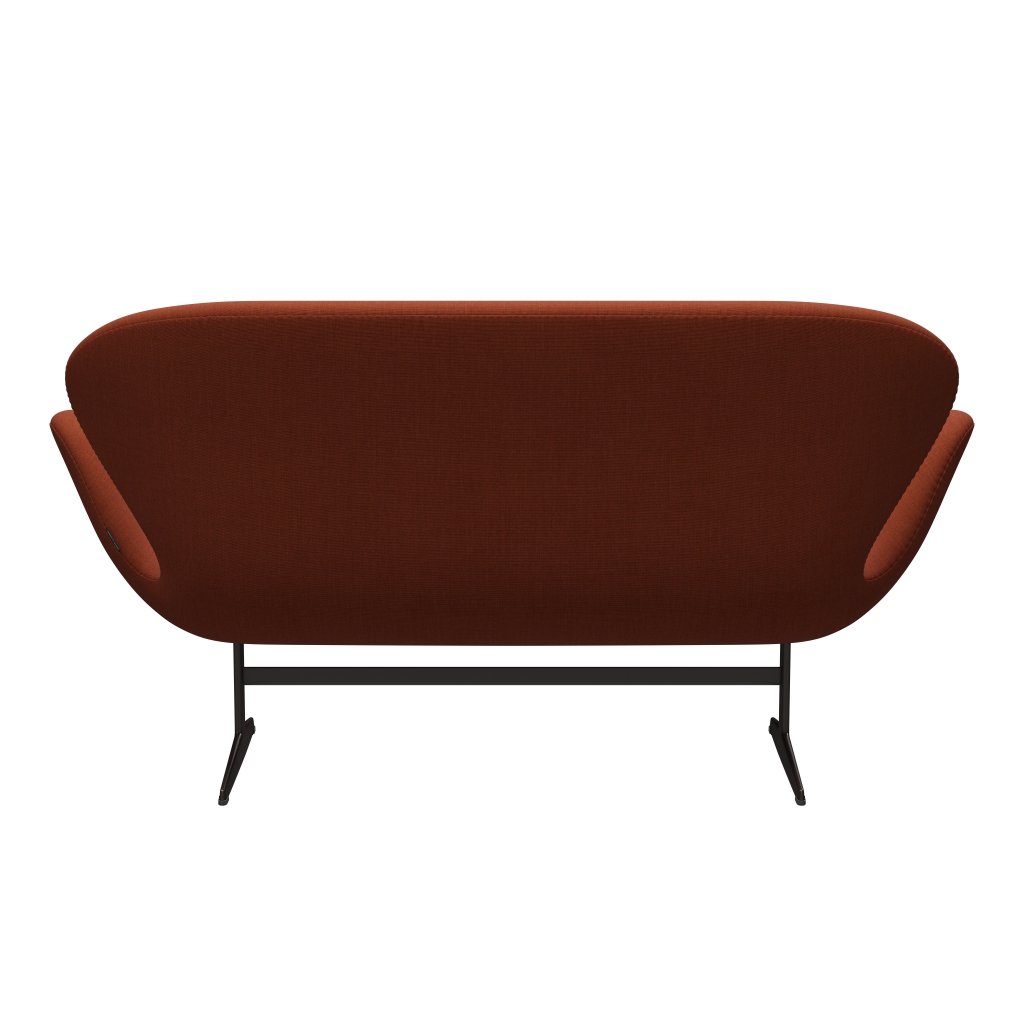 [product_category]-Fritz Hansen Swan Sofa 2 Seater, Brown Bronze/Canvas Brown Pink-Fritz Hansen-3321-CA0454-BBBASE-FRI-4