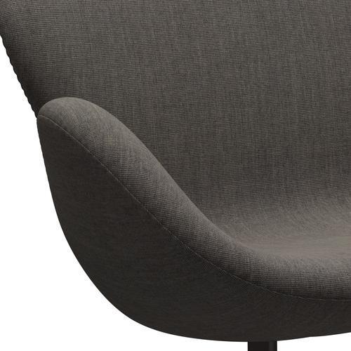 [product_category]-Fritz Hansen Swan Sofa 2 Seater, Brown Bronze/Canvas Grey-Fritz Hansen-3321-CA0134-BBBASE-FRI-7