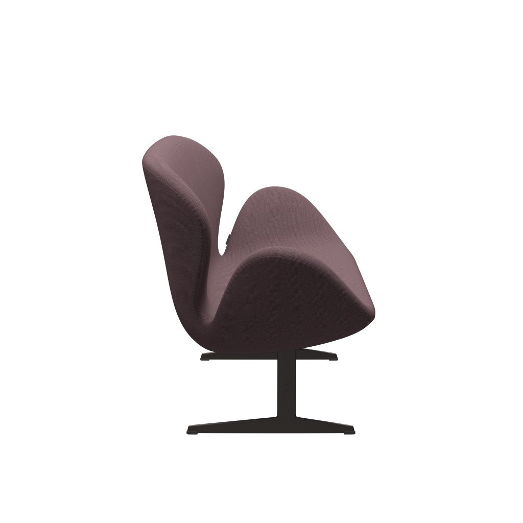 [product_category]-Fritz Hansen Swan Sofa 2 Seater, Brown Bronze/Capture Aubergine-Fritz Hansen-3321-CP6302-BBBASE-FRI-3