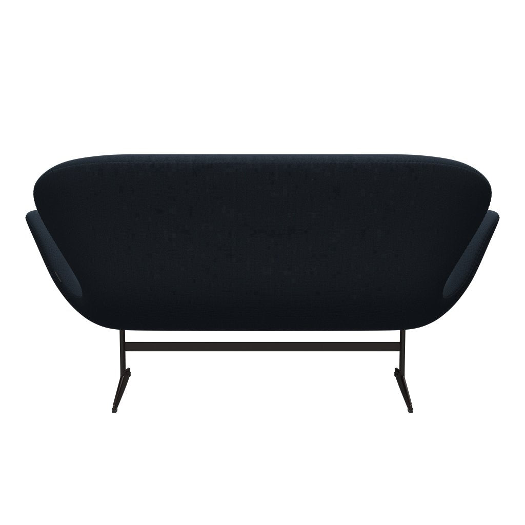 [product_category]-Fritz Hansen Swan Sofa 2 Seater, Brown Bronze/Capture Blue-Fritz Hansen-3321-CP6001-BBBASE-FRI-4