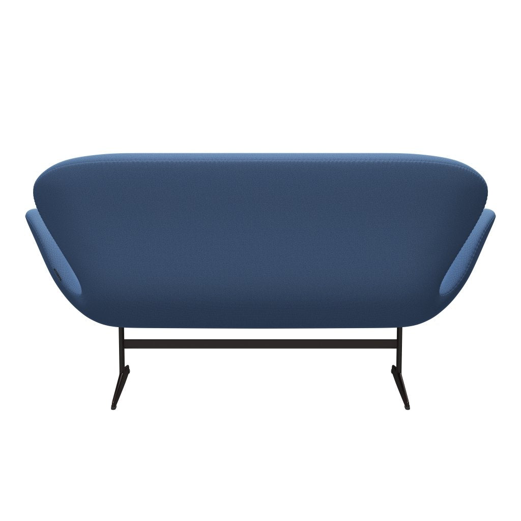 [product_category]-Fritz Hansen Swan Sofa 2 Seater, Brown Bronze/Capture Instant Blue-Fritz Hansen-3321-CP5002-BBBASE-FRI-4