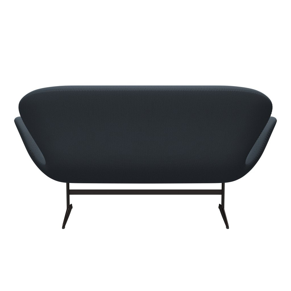 [product_category]-Fritz Hansen Swan Sofa 2 Seater, Brown Bronze/Capture Petrol Blue-Fritz Hansen-3321-CP6602-BBBASE-FRI-4