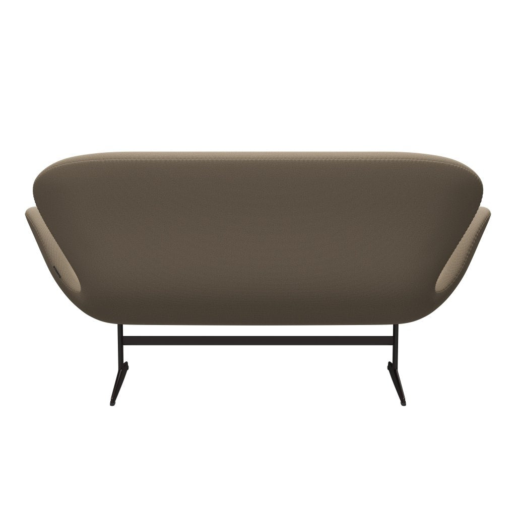 [product_category]-Fritz Hansen Swan Sofa 2 Seater, Brown Bronze/Capture Sand-Fritz Hansen-3321-CP6101-BBBASE-FRI-4