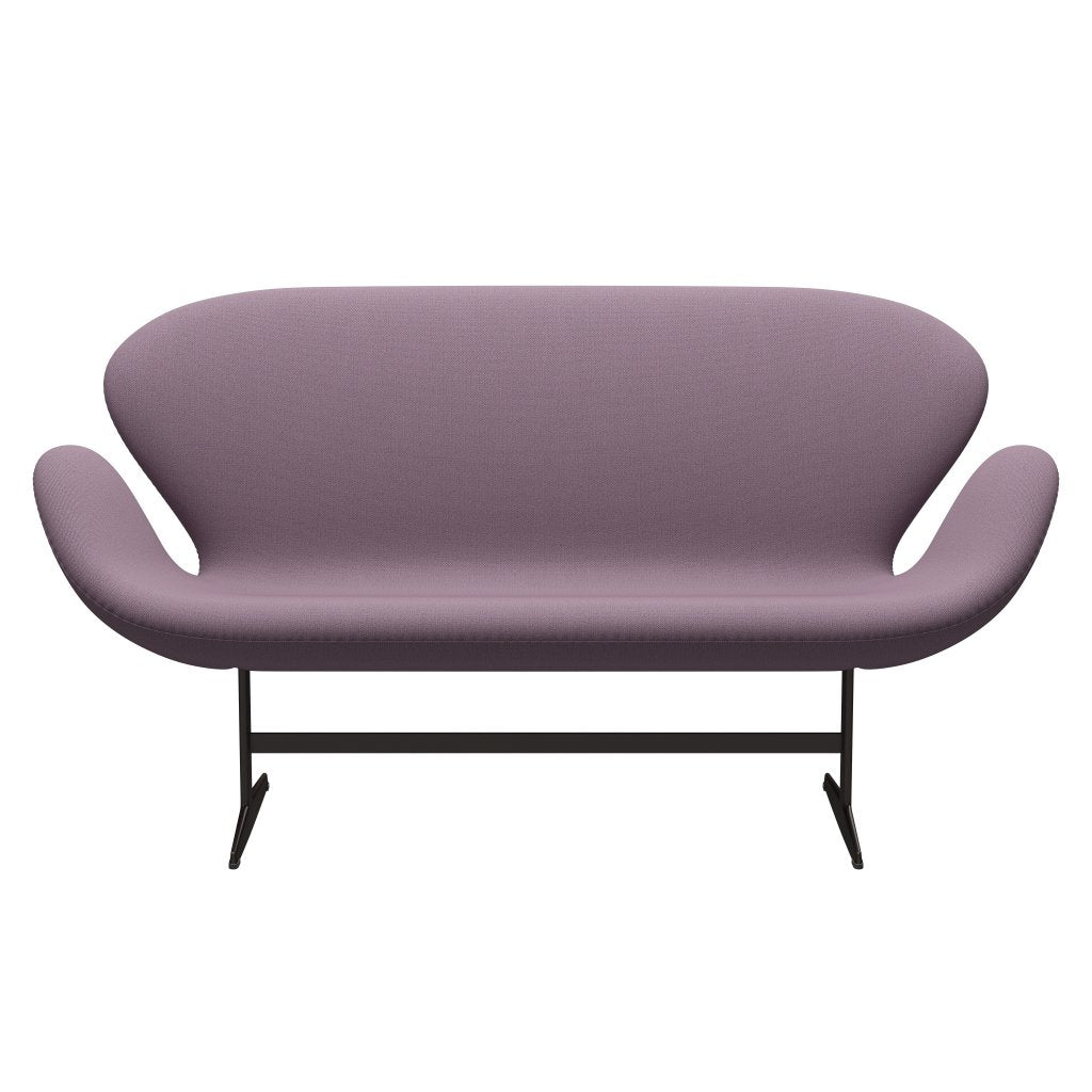 [product_category]-Fritz Hansen Swan Sofa 2 Seater, Brown Bronze/Capture Violet/Brown-Fritz Hansen-3321-CP6202-BBBASE-FRI-1