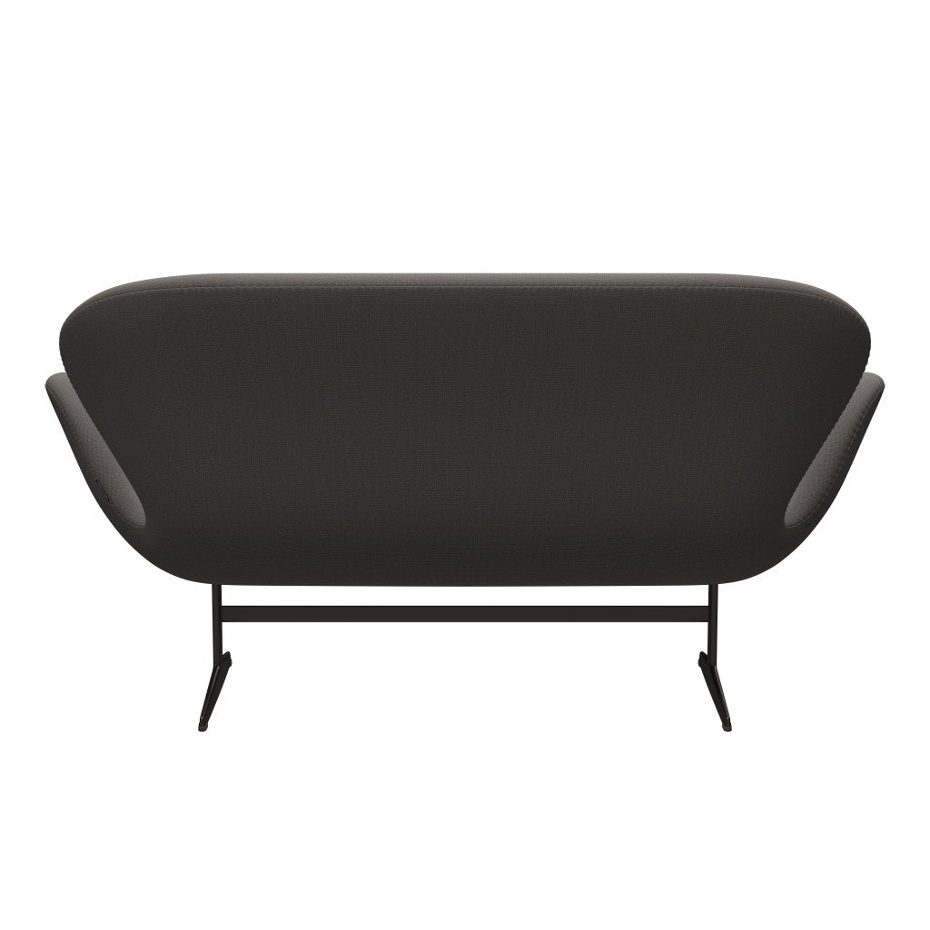 [product_category]-Fritz Hansen Swan Sofa 2 Seater, Brown Bronze/Capture Warm Dark Grey-Fritz Hansen-3321-CP4201-BBBASE-FRI-4