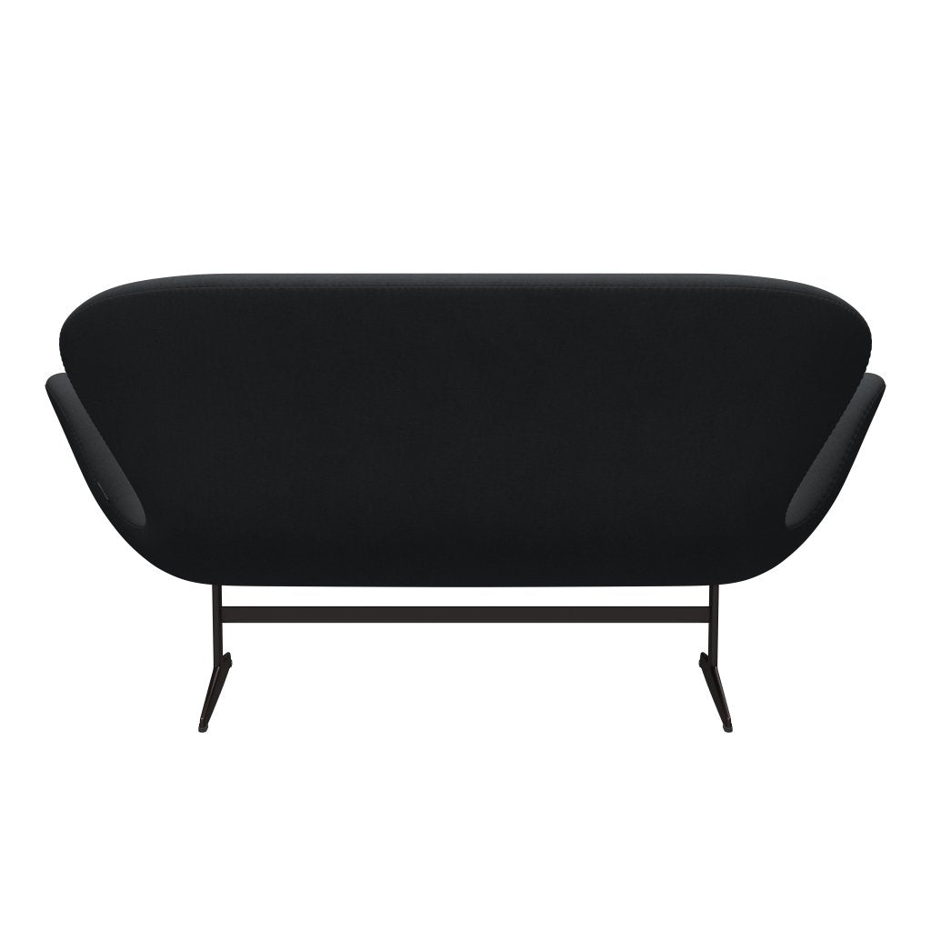 [product_category]-Fritz Hansen Swan Sofa 2 Seater, Brown Bronze/Christianshavn Dark Grey-Fritz Hansen-3321-CH1174-BBBASE-FRI-4