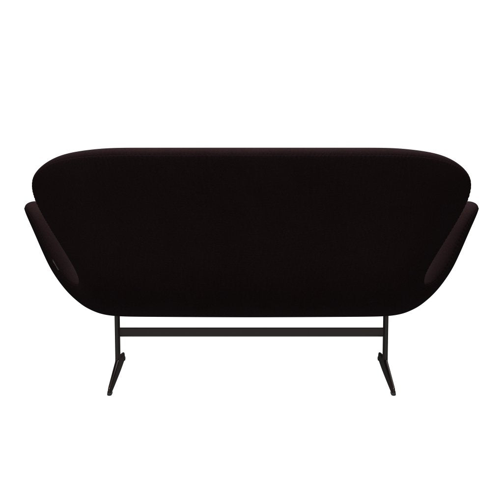 Fritz Hansen Swan Sofa 2 -sæder, brun bronze/Christianshavn Mark Red Uni