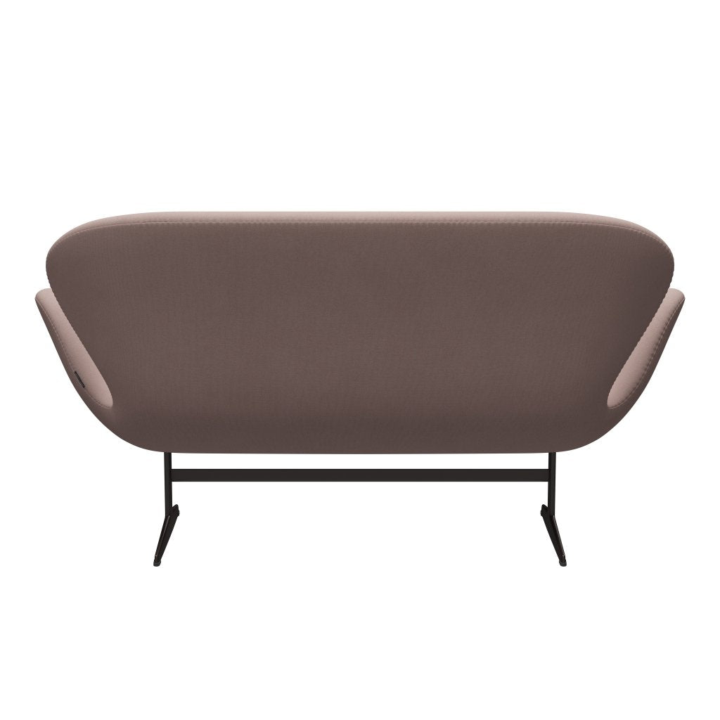 [product_category]-Fritz Hansen Swan Sofa 2 Seater, Brown Bronze/Christianshavn Hellrot Uni-Fritz Hansen-3321-CH1130-BBBASE-FRI-4