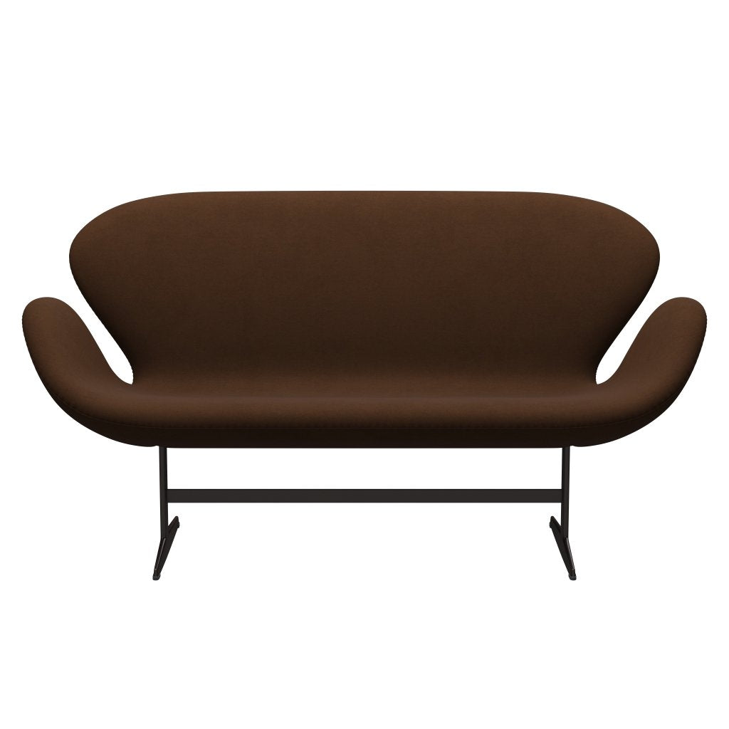 Fritz Hansen Swan Sofa 2 -sæder, brun bronze/komfort beige (00010)