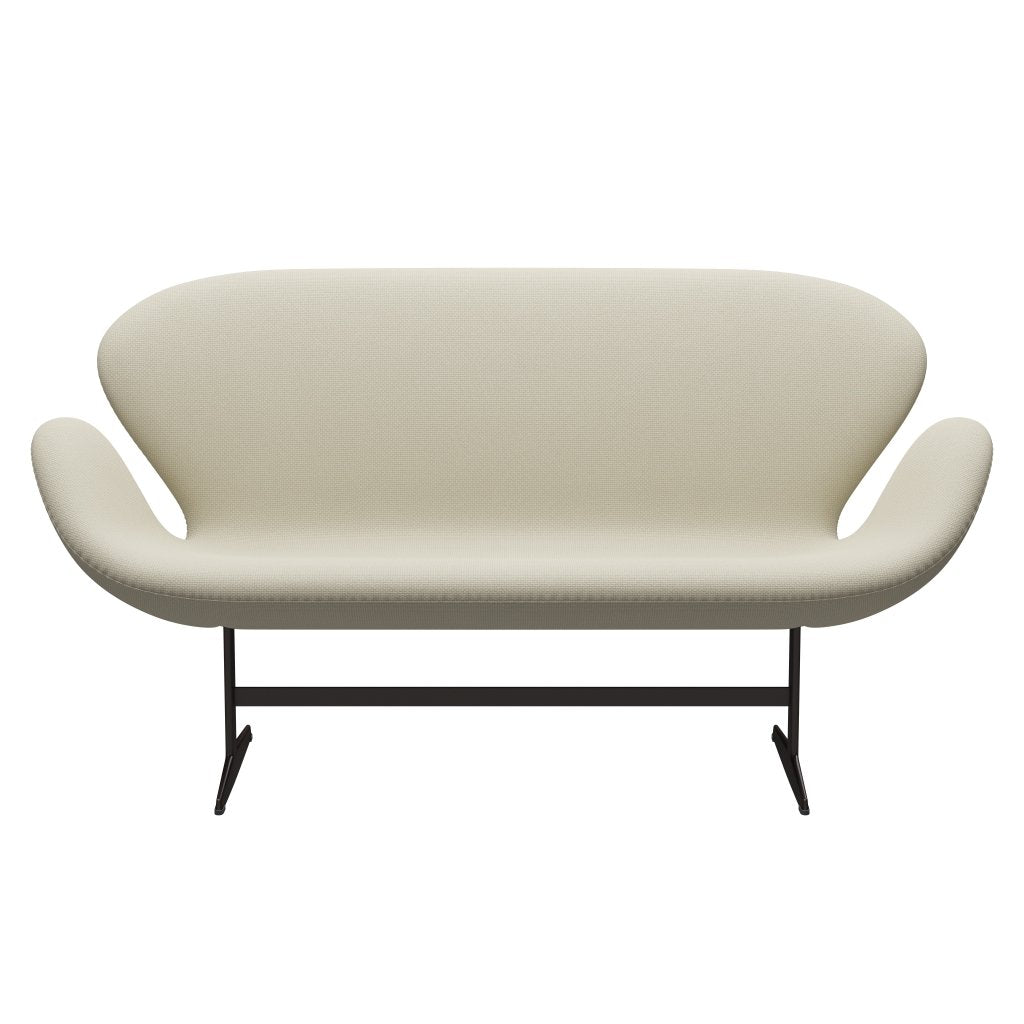 [product_category]-Fritz Hansen Swan Sofa 2 Seater, Brown Bronze/Diablo Oatmeal-Fritz Hansen-3321-DIA201-BBBASE-FRI-1