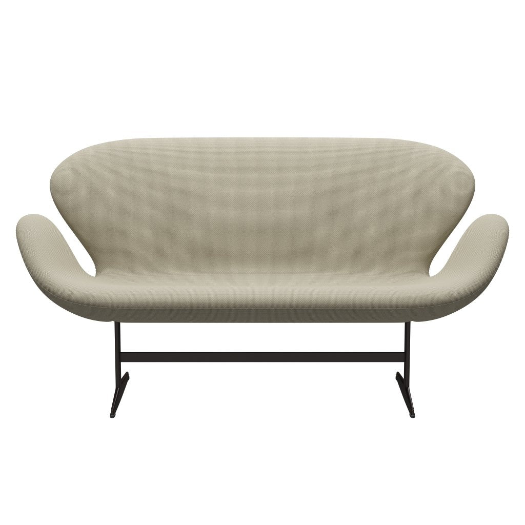 [product_category]-Fritz Hansen Swan Sofa 2 Seater, Brown Bronze/Diablo Sand-Fritz Hansen-3321-DIA103-BBBASE-FRI-1