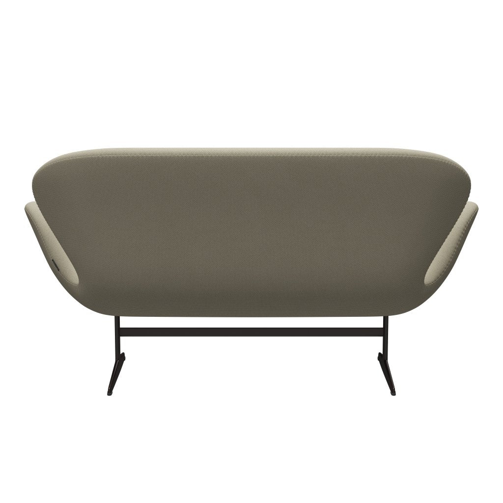 [product_category]-Fritz Hansen Swan Sofa 2 Seater, Brown Bronze/Diablo Sand-Fritz Hansen-3321-DIA103-BBBASE-FRI-4