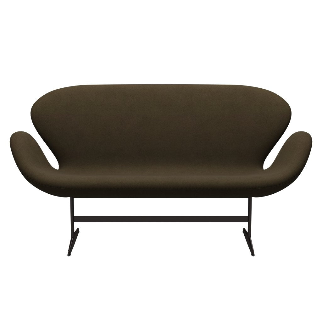 [product_category]-Fritz Hansen Swan Sofa 2 Seater, Brown Bronze/Divina Brown (984)-Fritz Hansen-3321-DIV984-BBBASE-FRI-1