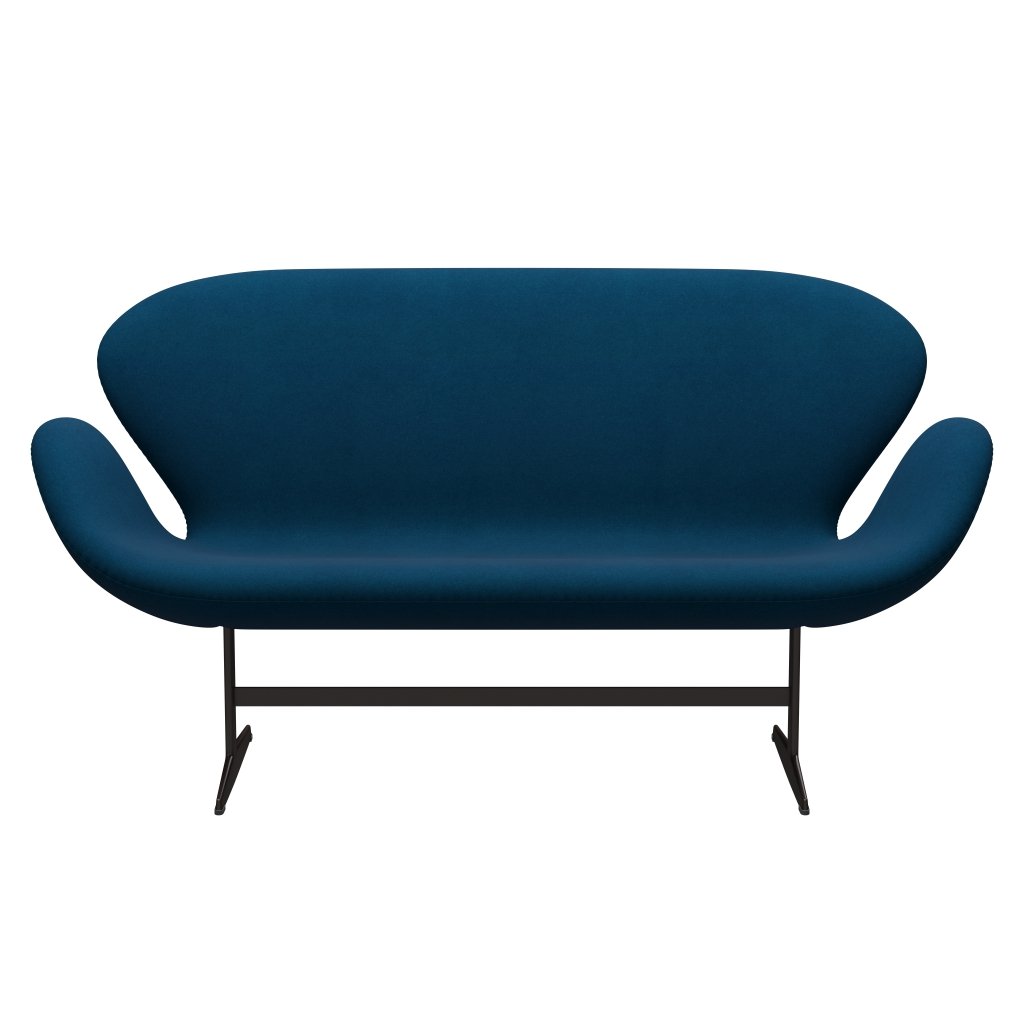 [product_category]-Fritz Hansen Swan Sofa 2 Seater, Brown Bronze/Divina Coral Green-Fritz Hansen-3321-DIV893-BBBASE-FRI-1