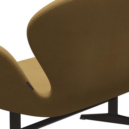 [product_category]-Fritz Hansen Swan Sofa 2 Seater, Brown Bronze/Divina Sand Light-Fritz Hansen-3321-DIV236-BBBASE-FRI-5