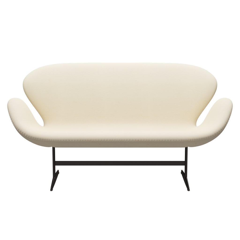 [product_category]-Fritz Hansen Swan Sofa 2 Seater, Brown Bronze/Divina White-Fritz Hansen-3321-DIV106-BBBASE-FRI-1