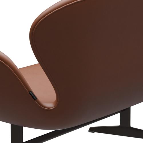 [product_category]-Fritz Hansen Swan Sofa 2 Seater, Brown Bronze/Essential Walnut-Fritz Hansen-3321-STWALT-BBBASE-FRI-5