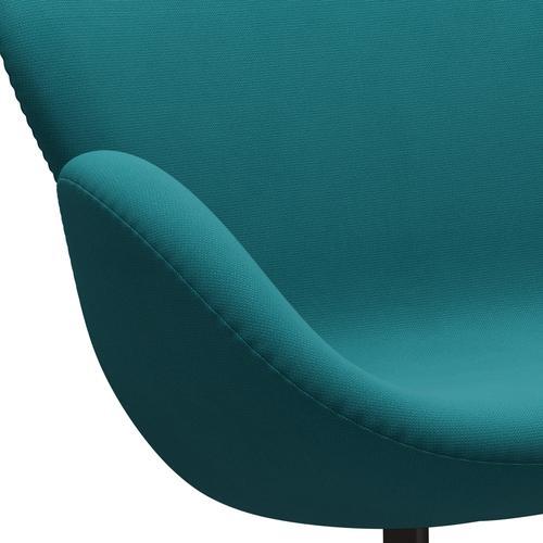 [product_category]-Fritz Hansen Swan Sofa 2 Seater, Brown Bronze/Fame Green Turquoise-Fritz Hansen-3321-F67067-BBBASE-FRI-7