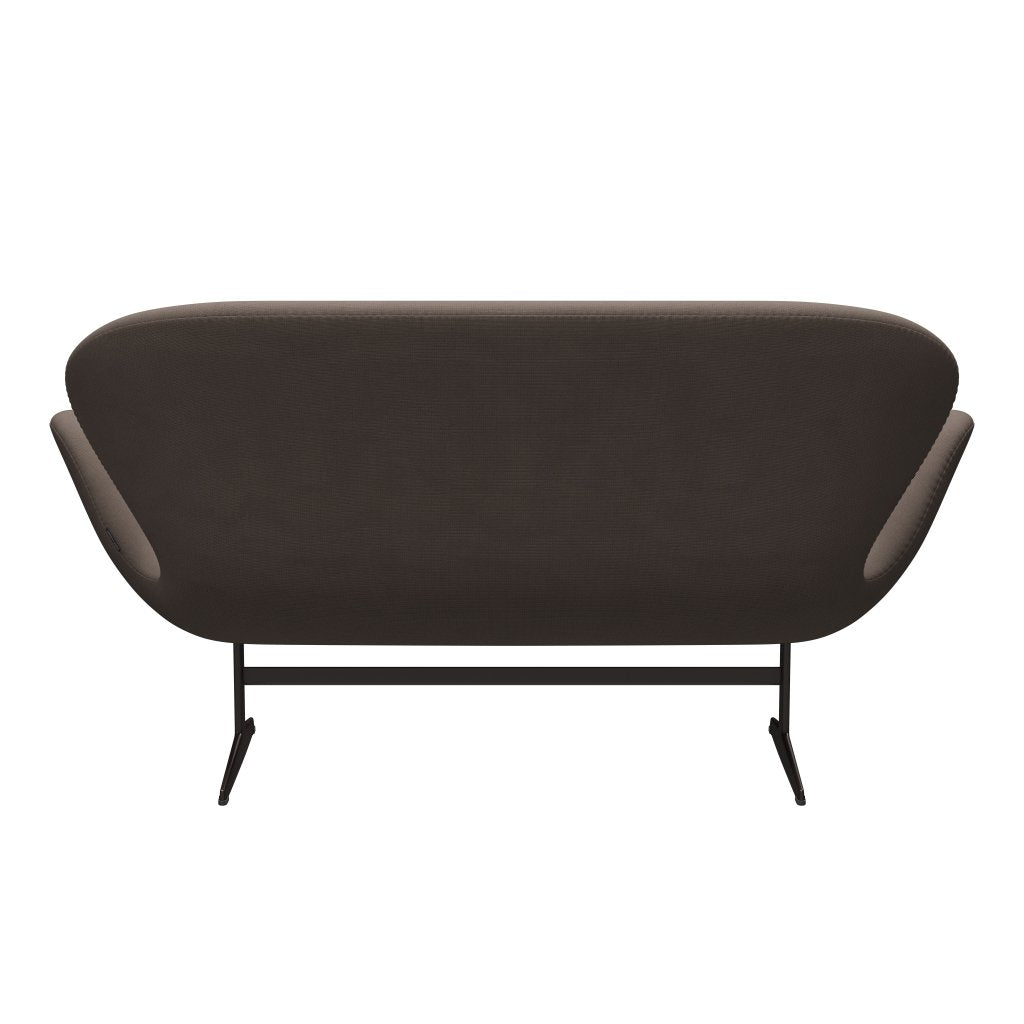 [product_category]-Fritz Hansen Swan Sofa 2 Seater, Brown Bronze/Fame Silver Dark-Fritz Hansen-3321-F61135-BBBASE-FRI-4