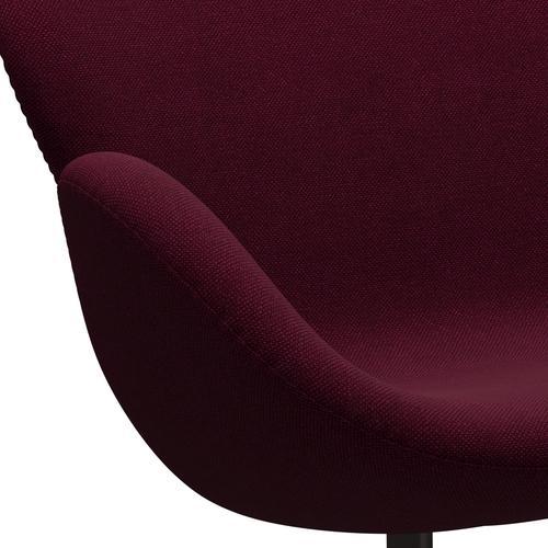 [product_category]-Fritz Hansen Swan Sofa 2 Seater, Brown Bronze/Hallingdal Wine Red/Violet-Fritz Hansen-3321-HAL573-BBBASE-FRI-7