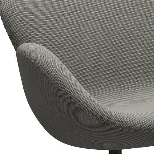 [product_category]-Fritz Hansen Swan Sofa 2 Seater, Brown Bronze/Re Wool Grey White/Plain-Fritz Hansen-3321-REW128-BBBASE-FRI-7