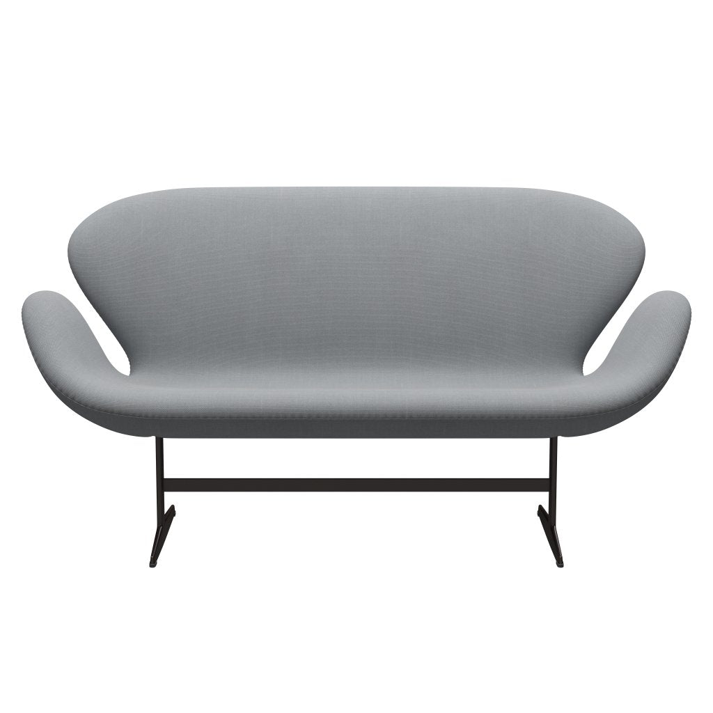 [product_category]-Fritz Hansen Swan Sofa 2 Seater, Brown Bronze/Steelcut Light Grey-Fritz Hansen-3321-STI140-BBBASE-FRI-1