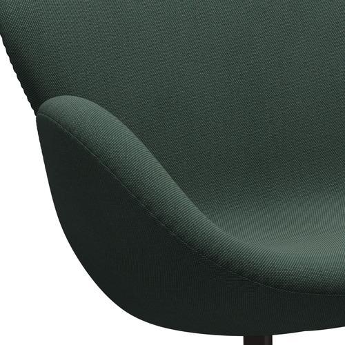 [product_category]-Fritz Hansen Swan Sofa 2 Seater, Brown Bronze/Steelcut Trio Dusty Green-Fritz Hansen-3321-STR966-BBBASE-FRI-7