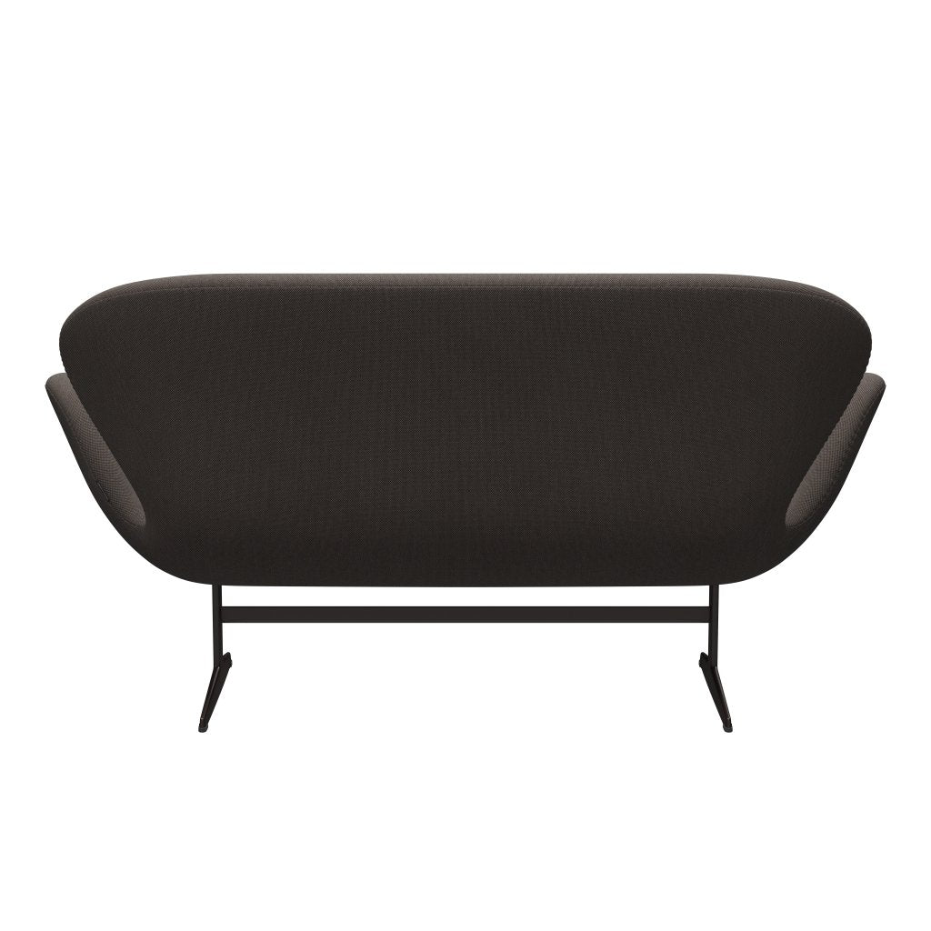 [product_category]-Fritz Hansen Swan Sofa 2 Seater, Brown Bronze/Steelcut Trio Red/Light Brown-Fritz Hansen-3321-STR276-BBBASE-FRI-4