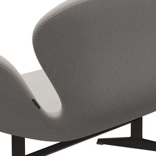 [product_category]-Fritz Hansen Swan Sofa 2 Seater, Brown Bronze/Steelcut Trio White & Grey-Fritz Hansen-3321-STR205-BBBASE-FRI-5