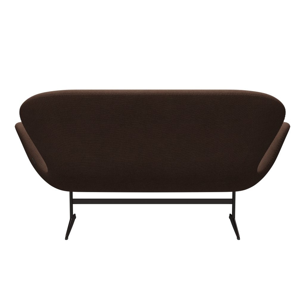 [product_category]-Fritz Hansen Swan Sofa 2 Seater, Brown Bronze/Sunniva Chocolate/Chestnut-Fritz Hansen-3321-SV363-BBBASE-FRI-4