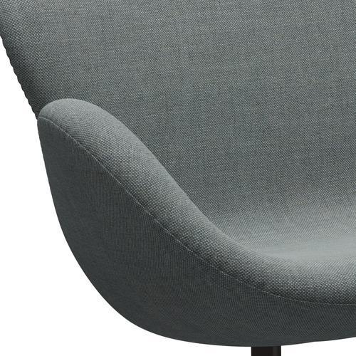 [product_category]-Fritz Hansen Swan Sofa 2 Seater, Brown Bronze/Sunniva Grey/Pale Green-Fritz Hansen-3321-SV152-BBBASE-FRI-7