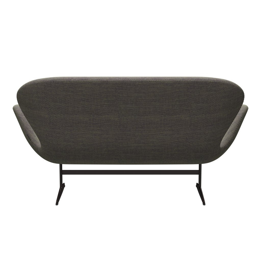 [product_category]-Fritz Hansen Swan Sofa 2 Seater, Brown Bronze/Sunniva Light Green/Violet-Fritz Hansen-3321-SV952-BBBASE-FRI-4