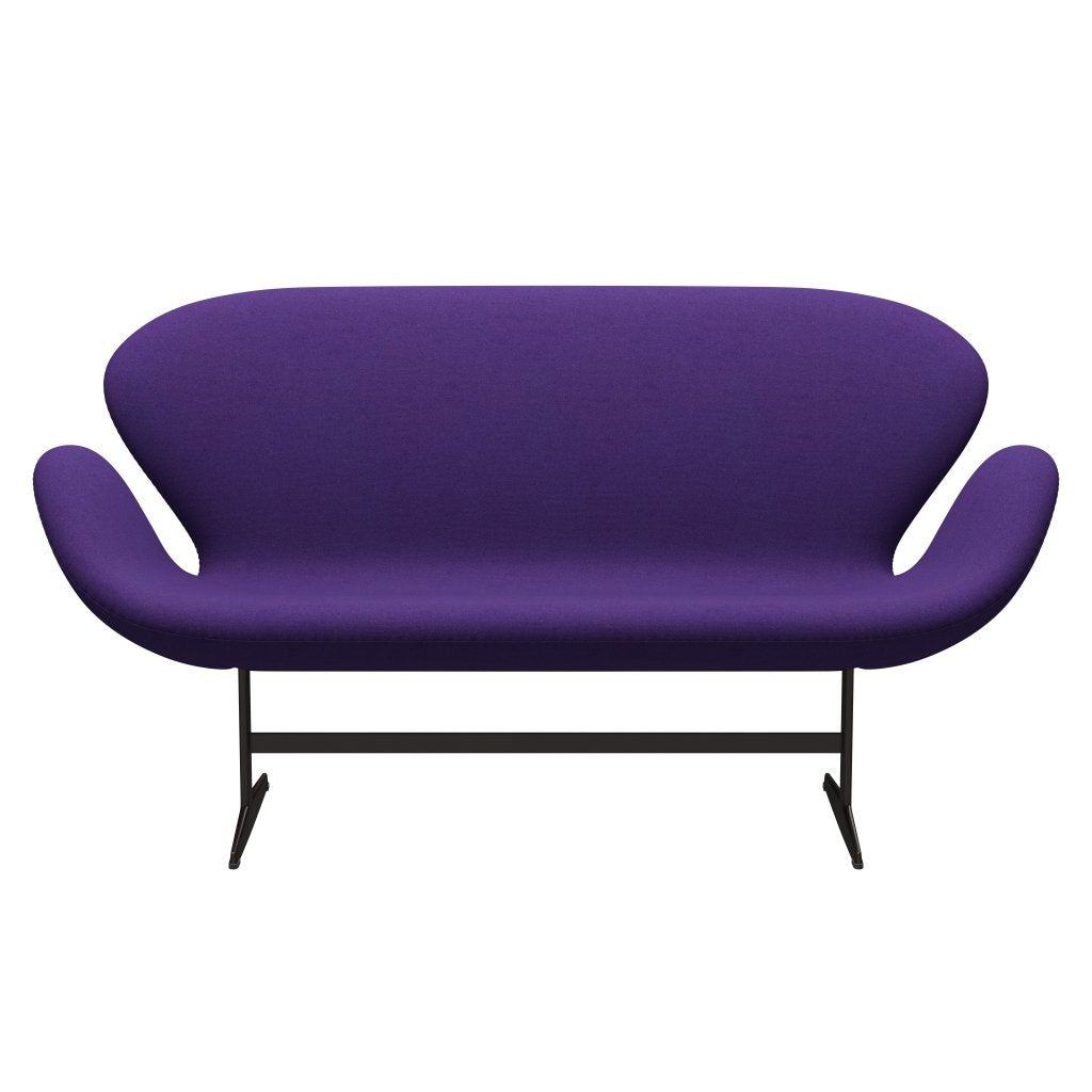 Fritz Hansen Swan Sofa 2 -sits, Brown Bronze/Tonus Violet