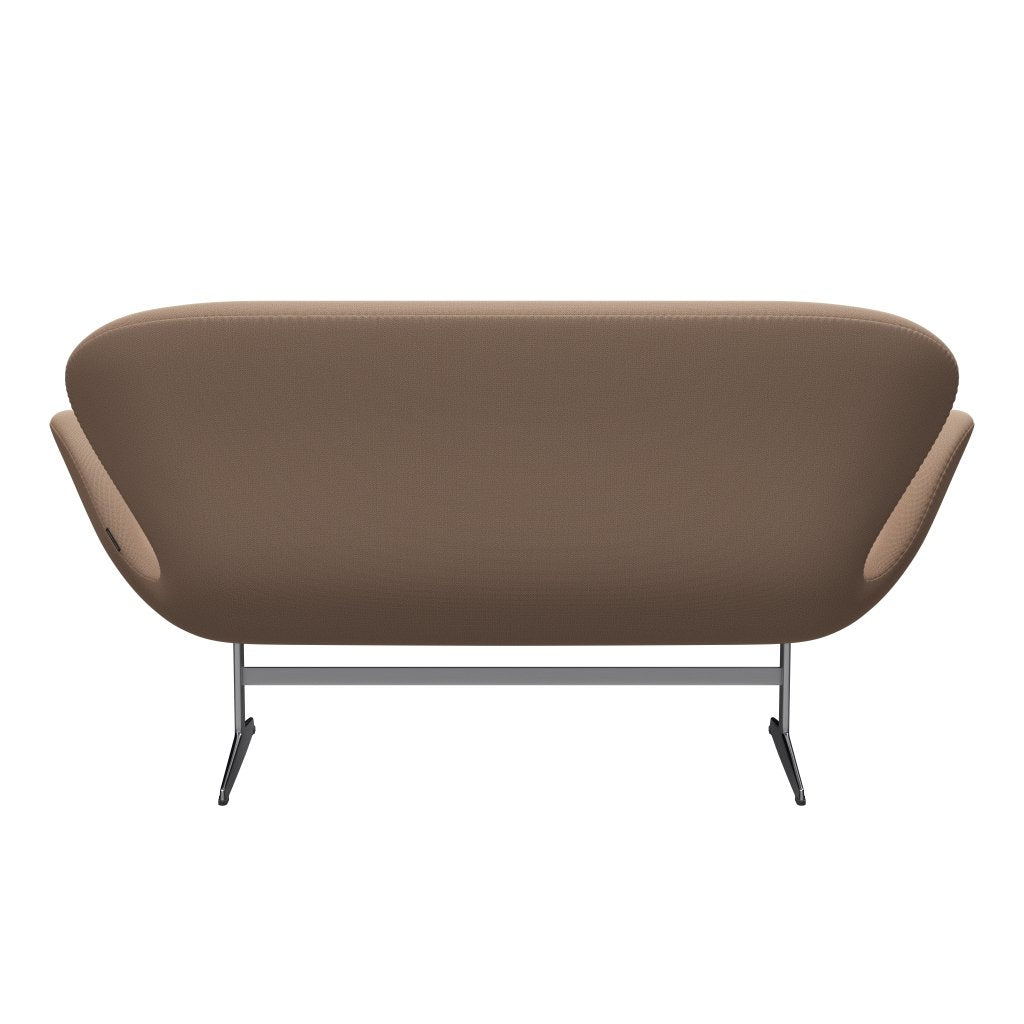 [product_category]-Fritz Hansen Swan Sofa 2 Seater, Satin Brushed Aluminium/Capture Pink Sand-Fritz Hansen-3321-CP4803-SPAL-FRI-4