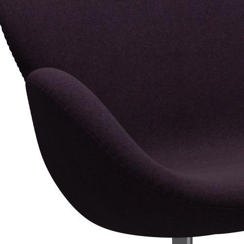 [product_category]-Fritz Hansen Swan Sofa 2 Seater, Satin Brushed Aluminium/Divina Md Aubergine-Fritz Hansen-3321-DMD683-SPAL-FRI-7