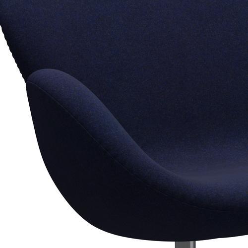 [product_category]-Fritz Hansen Swan Sofa 2 Seater, Satin Brushed Aluminium/Divina Md Midnight Blue-Fritz Hansen-3321-DMD773-SPAL-FRI-7