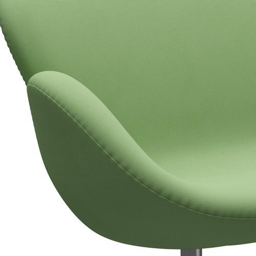 [product_category]-Fritz Hansen Swan Sofa 2 Seater, Satin Brushed Aluminium/Fame Light Green-Fritz Hansen-3321-F68147-SPAL-FRI-7