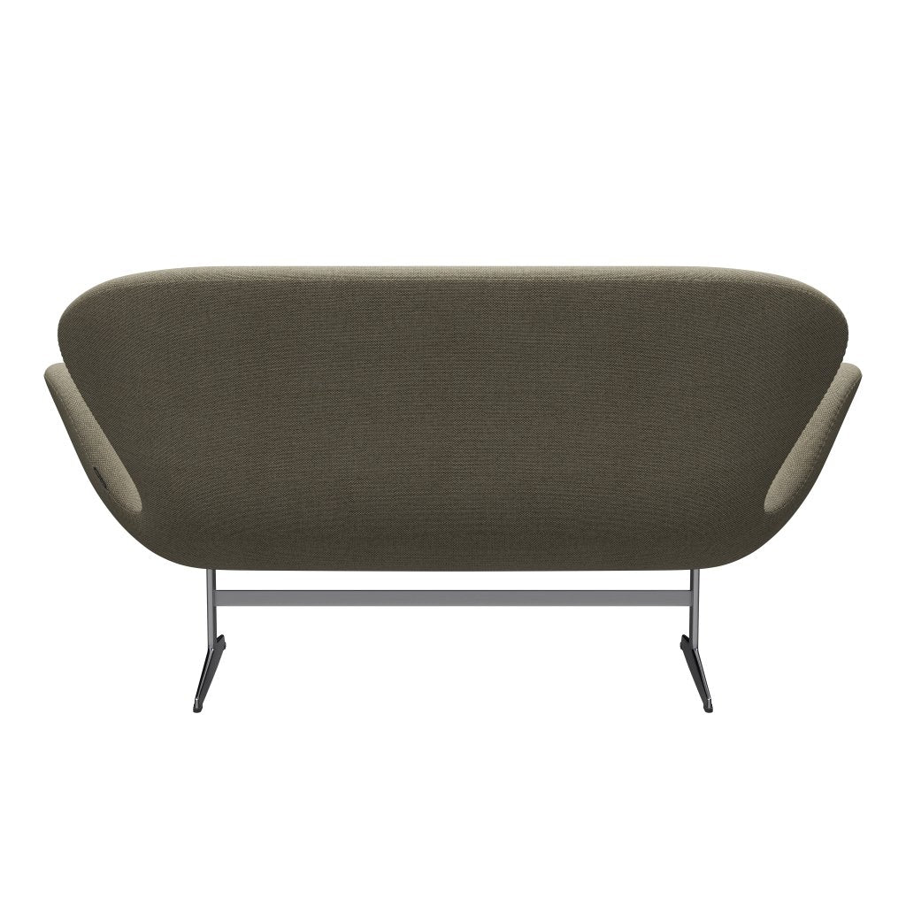 [product_category]-Fritz Hansen Swan Sofa 2 Seater, Satin Brushed Aluminium/Re Wool Light Beige/Natural-Fritz Hansen-3321-REW218-SPAL-FRI-4