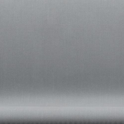 [product_category]-Fritz Hansen Swan Sofa 2 Seater, Satin Brushed Aluminium/Steelcut Light Grey-Fritz Hansen-3321-STI140-SPAL-FRI-6
