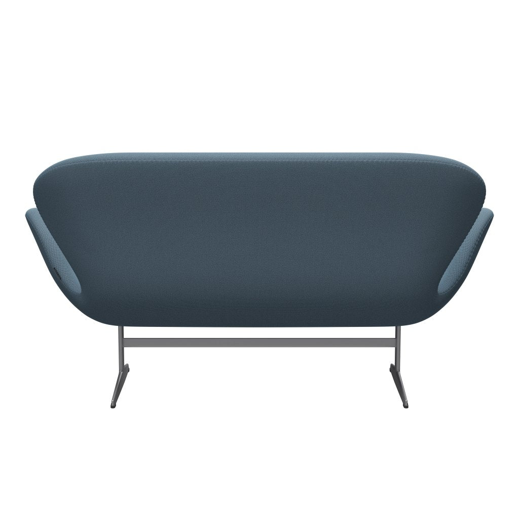 [product_category]-Fritz Hansen Swan Sofa 2 Seater, Silver Grey/Capture Soft Blue-Fritz Hansen-3321-CP5001-SGBASE-FRI-4