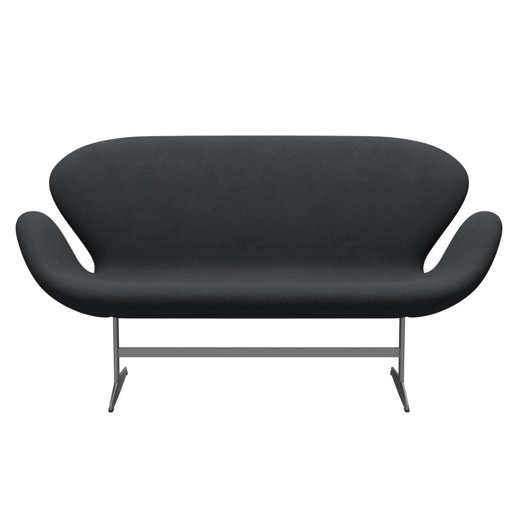 [product_category]-Fritz Hansen Swan Sofa 2 Seater, Silver Grey/Christianshavn Grey-Fritz Hansen-3321-CH1173-SGBASE-FRI-1