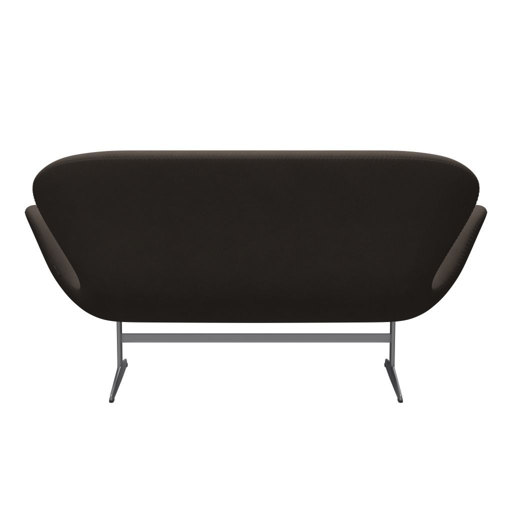 Fritz Hansen Swan Sofa 2 Sitzer, Silbergrau/Komfort Grau (61014)