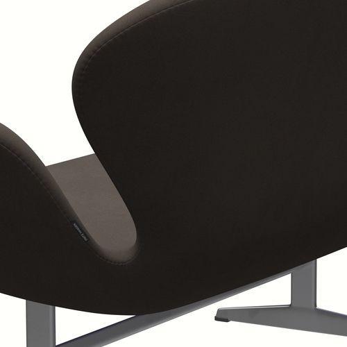 Fritz Hansen Swan Sofa 2 Sitzer, Silbergrau/Komfort Grau (61014)