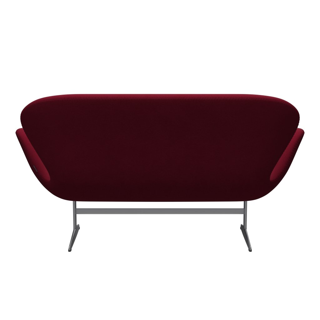 [product_category]-Fritz Hansen Swan Sofa 2 Seater, Silver Grey/Divina Light Aubergine-Fritz Hansen-3321-DIV652-SGBASE-FRI-4